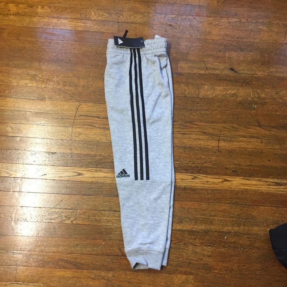 adidas Youth French Terry Jogger Pants - Picture 2 of 5